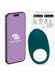 Зеленое интерактивное виброкольцо Ringo - Intoyou - в Норильске купить с доставкой