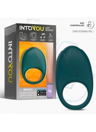 Зеленое интерактивное виброкольцо Ringo - Intoyou - в Норильске купить с доставкой