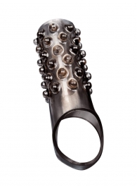 Дымчатая насадка на пенис с выпуклостями - 12 см. - Sex Expert - в Норильске купить с доставкой