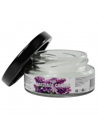 Массажная свеча «Сирень» - 50 мл. - SGAN - купить с доставкой в Норильске