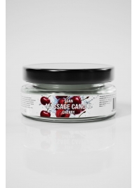 Массажная свеча «Спелая вишня» - 50 мл. - SGAN - купить с доставкой в Норильске