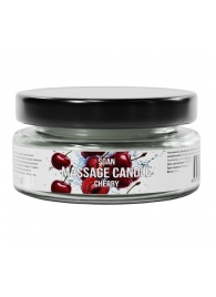 Массажная свеча «Спелая вишня» - 50 мл. - SGAN - купить с доставкой в Норильске