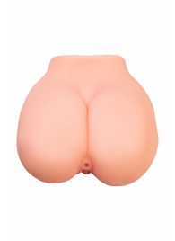 Реалистичный мастурбатор в форме попки с 2 любовными входами - No Name - в Норильске купить с доставкой