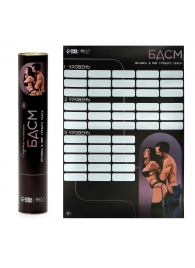 Плакат для двоих со скретч-слоем «БДСМ» - Сима-Ленд - купить с доставкой в Норильске