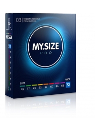 Презервативы MY.SIZE размер 72 - 3 шт. - My.Size - купить с доставкой в Норильске