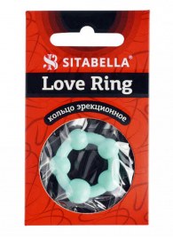 Цветное эрекционное кольцо с 5 бусинами Love Ring - Sitabella - в Норильске купить с доставкой