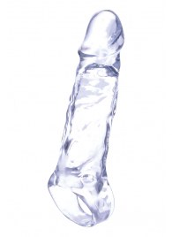 Прозрачная насадка-удлинитель Length Enhancer с подхватом - 16 см. - NMC - в Норильске купить с доставкой