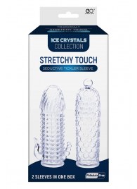 Набор из 2 прозрачных насадок на член Seductive Tickler Sleeves Set - NMC - в Норильске купить с доставкой