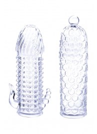 Набор из 2 прозрачных насадок на член Seductive Tickler Sleeves Set - NMC - в Норильске купить с доставкой