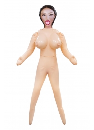 Телесная надувная секс-кукла с пышным бюстом - NMC - в Норильске купить с доставкой