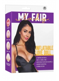 Телесная надувная секс-кукла с 3 любовными отверстиями - NMC - в Норильске купить с доставкой