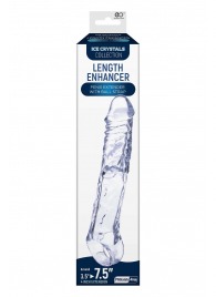 Прозрачная насадка-удлинитель Length Enhancer с подхватом - 22,3 см. - NMC - в Норильске купить с доставкой