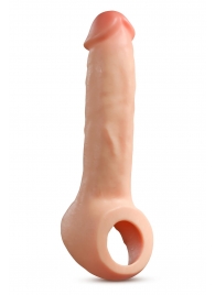 Телесная насадка-удлинитель Thrive 8.75 Inch Realistic Penis Extender Sleeve - 22,2 см. - Blush Novelties - в Норильске купить с доставкой
