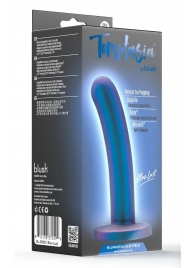 Синяя насадка с гладкой поверхностью Surrender 5.75 Inch Intermediate Pegging Dildo - 14,6 см. - Blush Novelties - купить с доставкой в Норильске