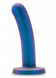 Синяя насадка с гладкой поверхностью Surrender 5.75 Inch Intermediate Pegging Dildo - 14,6 см. - Blush Novelties - купить с доставкой в Норильске