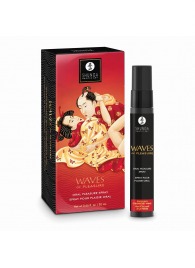 Оральный спрей Waves of Pleasure с ароматом клубники и шампанского - 20 мл. - Shunga - купить с доставкой в Норильске