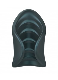 Серый сквозной мастурбатор с вибрацией Manwan Starter - Manwan - в Норильске купить с доставкой