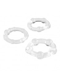 Набор из 3 эрекционных прозрачных колец - Boys of Toys - в Норильске купить с доставкой
