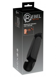 Черный вибромастурбатор с трехточечной стимуляцией Penis Trainer with 3 Point Stimulation - Orion - в Норильске купить с доставкой