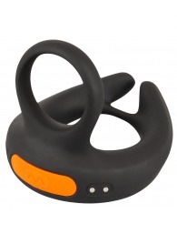 Черный вибростимулятор мошонки RC Scrotum Stimulator with Vibration - Orion - в Норильске купить с доставкой