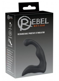 Черный перезаряжаемый стимулятор простаты с вибрацией - 14,6 см. - Orion - в Норильске купить с доставкой