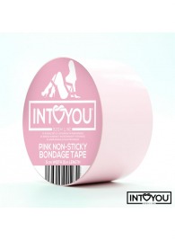 Розовый скотч для фиксации Non-Sticky Bondage Tape - 15 м. - Intoyou - купить с доставкой в Норильске