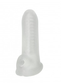 Белый фаллоудлинитель Striker - 13,5 см. - Lola Games - в Норильске купить с доставкой