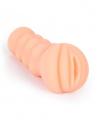 Телесный мастурбатор-вагина с эрекционными кольцами в комплекте - Sexy Girl - в Норильске купить с доставкой