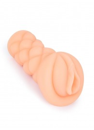 Телесный мастурбатор-вагина с вибропулей и эрекционными кольцами в комплекте - Sexy Girl - в Норильске купить с доставкой