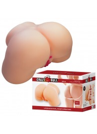 Телесный мастурбатор с 2 любовными отверстиями Olivia - Baile - в Норильске купить с доставкой