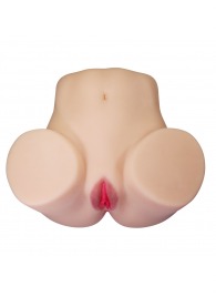 Телесный мастурбатор Julia с 2 любовными каналами - Baile - в Норильске купить с доставкой