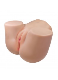 Телесный мастурбатор Julia с 2 любовными тоннелями - Baile - в Норильске купить с доставкой