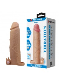 Телесная насадка на пенис Xerxes - 22 см. - Baile - в Норильске купить с доставкой