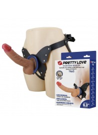 Поясной страпон Wells: трусики в форме бабочки и фаллоимитатор-насадка - Baile - купить с доставкой в Норильске