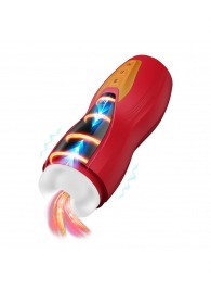 Интерактивный мастурбатор Solara с нагревом, вибрацией и поступательными движениями - Shots Media BV - в Норильске купить с доставкой