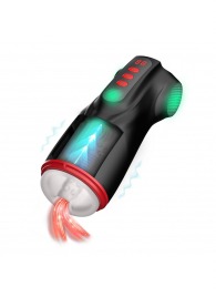 Интерактивный мастурбатор Raven с вакуумом, вибрацией и подсветкой - Shots Media BV - в Норильске купить с доставкой