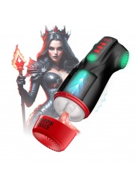 Интерактивный мастурбатор Raven с вакуумом, вибрацией и подсветкой - Shots Media BV - в Норильске купить с доставкой