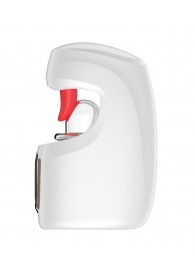 Белый мастурбатор с язычком и возвратно-поступательными движениями - Secwell - в Норильске купить с доставкой