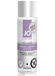 Лубрикант на водной основе для женщин JO AGAPE LUBRICANT ORIGINAL - 60 мл. - System JO - купить с доставкой в Норильске