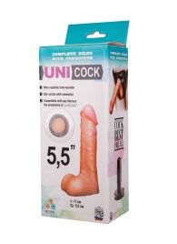 Фаллическая насадка Харнесс UNICOCK 5,5  - 17 см. - LOVETOY (А-Полимер) - купить с доставкой в Норильске