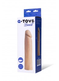 Реалистичная насадка с ярко выраженной головкой - 16,5 см. - A-toys - в Норильске купить с доставкой