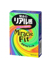 Презервативы Sagami Xtreme Miracle Fit - 5 шт. - Sagami - купить с доставкой в Норильске