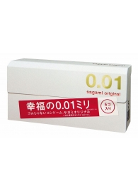 Супер тонкие презервативы Sagami Original 0.01 - 5 шт. - Sagami - купить с доставкой в Норильске