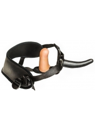 Женский страпон с вагинальной пробкой Woman Strap - 12 см. - LOVETOY (А-Полимер) - купить с доставкой в Норильске