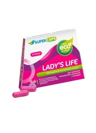 Возбуждающие капсулы Ladys Life - 14 капсул (0,35 гр.) - SuperCaps - купить с доставкой в Норильске