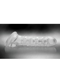 Утолщающая ребристая насадка на пенис - Доминирующее кольцо - в Норильске купить с доставкой