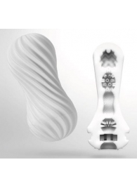 Мастурбатор FLEX Silky White с мягким рельефом - Tenga - в Норильске купить с доставкой