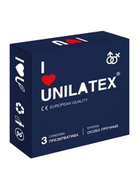 Ультрапрочные презервативы Unilatex Extra Strong - 3 шт. - Unilatex - купить с доставкой в Норильске