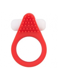 Красное эрекционное кольцо LIT-UP SILICONE STIMU RING 1 RED - Dream Toys - в Норильске купить с доставкой