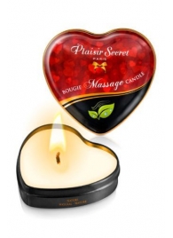 Массажная свеча с нейтральным ароматом Bougie Massage Candle - 35 мл. - Plaisir Secret - купить с доставкой в Норильске